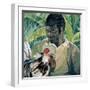 Abel with Fighting Cock, 1961-Izabella Godlewska de Aranda-Framed Giclee Print