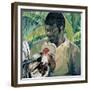 Abel with Fighting Cock, 1961-Izabella Godlewska de Aranda-Framed Giclee Print