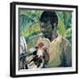 Abel with Fighting Cock, 1961-Izabella Godlewska de Aranda-Framed Giclee Print