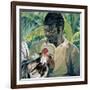 Abel with Fighting Cock, 1961-Izabella Godlewska de Aranda-Framed Giclee Print