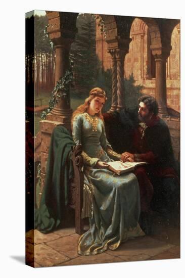 Abelard and His Pupil Heloise, 1882-Edmund Blair Leighton-Stretched Canvas