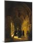 Abelard in Cloister, 1820-1830-Francois-Marius Granet-Mounted Giclee Print