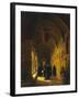 Abelard in Cloister, 1820-1830-Francois-Marius Granet-Framed Giclee Print