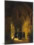 Abelard in Cloister, 1820-1830-Francois-Marius Granet-Mounted Giclee Print