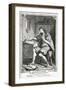 Abelard Writing, Edwards-Hall Hall-Framed Art Print