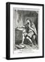 Abelard Writing, Edwards-Hall Hall-Framed Art Print