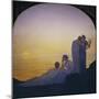 Abend im antiken Griechenland-Alphonse Osbert-Mounted Premium Giclee Print