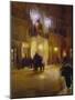 Abendliche Strassenszene Vor Den Folies Bergeres, Paris-French School-Mounted Giclee Print