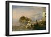 Abendlicher Strand bei Ischia. 1879-Oswald Achenbach-Framed Giclee Print