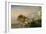Abendlicher Strand bei Ischia. 1879-Oswald Achenbach-Framed Giclee Print