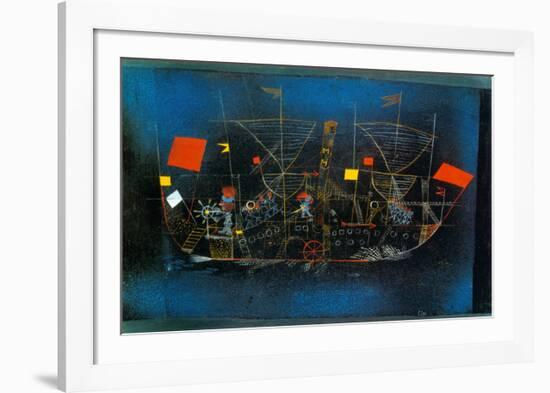 Abenteur - Schiff-Paul Klee-Framed Art Print
