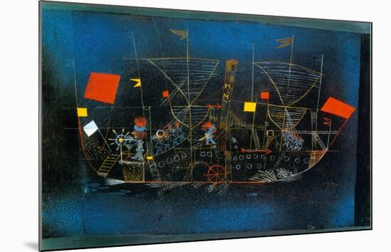 Abenteur - Schiff-Paul Klee-Mounted Art Print