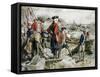 Abercrombie's Expedition to Ticonderoga-Frederick Coffay Yohn-Framed Stretched Canvas