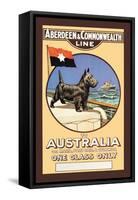 Aberdeen and Commonwealth Cruise Line to Australia-null-Framed Stretched Canvas