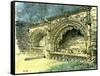 Aberdeen Bishop Dunbar's Tomb in the Old Machar Cathedral 1885 UK-null-Framed Stretched Canvas