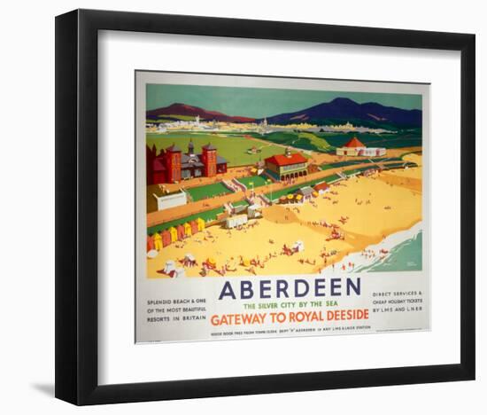 Aberdeen, By the Sea-null-Framed Art Print
