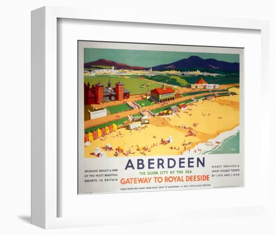 Aberdeen, By the Sea-null-Framed Art Print