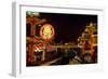 Aberdeen Floating Restaurant Harbour at Dusk, Hong Kong, China-Charles Bowman-Framed Photographic Print