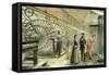 Aberdeen Granholm Tweed Mills 1885, UK, Warping Machines-null-Framed Stretched Canvas