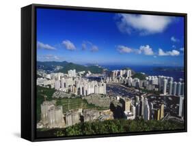 Aberdeen Harbour, Hong Kong Island, Hong Kong, China-Robert Francis-Framed Stretched Canvas