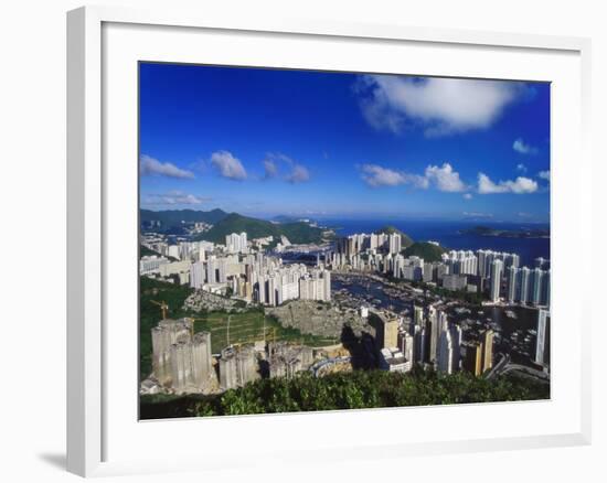 Aberdeen Harbour, Hong Kong Island, Hong Kong, China-Robert Francis-Framed Photographic Print