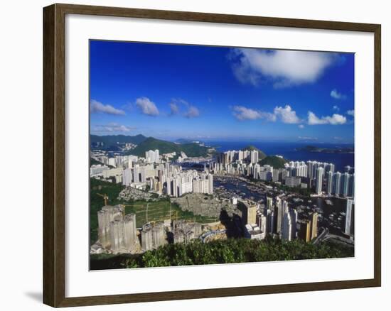 Aberdeen Harbour, Hong Kong Island, Hong Kong, China-Robert Francis-Framed Photographic Print