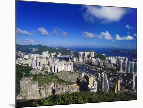 Aberdeen Harbour, Hong Kong Island, Hong Kong, China-Robert Francis-Mounted Photographic Print