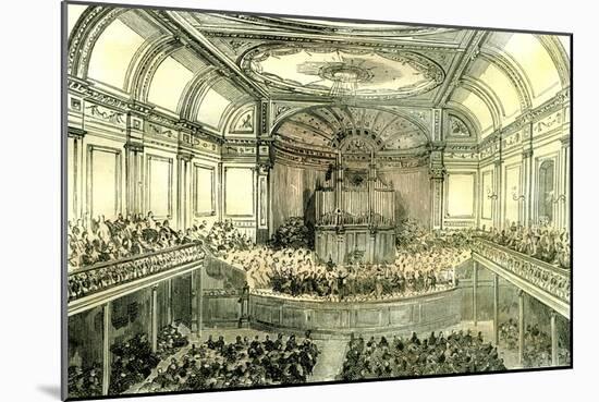 Aberdeen Music Hall 1885, UK-null-Mounted Giclee Print