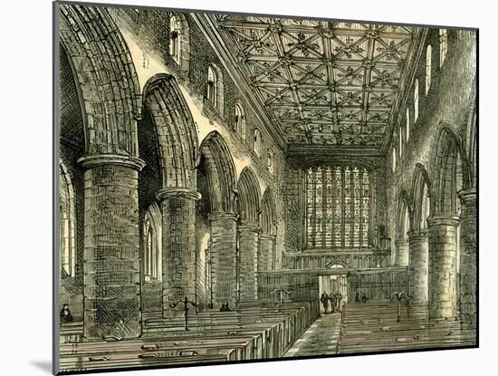 Aberdeen Old Machar Cathedral 1885, UK-null-Mounted Giclee Print