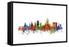 Aberdeen Scotland Skyline-Michael Tompsett-Framed Stretched Canvas