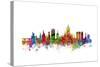 Aberdeen Scotland Skyline-Michael Tompsett-Stretched Canvas