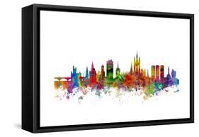 Aberdeen Scotland Skyline-Michael Tompsett-Framed Stretched Canvas