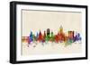 Aberdeen Scotland Skyline-Michael Tompsett-Framed Premium Giclee Print