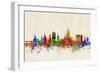 Aberdeen Scotland Skyline-Michael Tompsett-Framed Premium Giclee Print