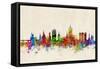 Aberdeen Scotland Skyline-Michael Tompsett-Framed Stretched Canvas