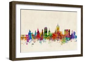 Aberdeen Scotland Skyline-Michael Tompsett-Framed Art Print