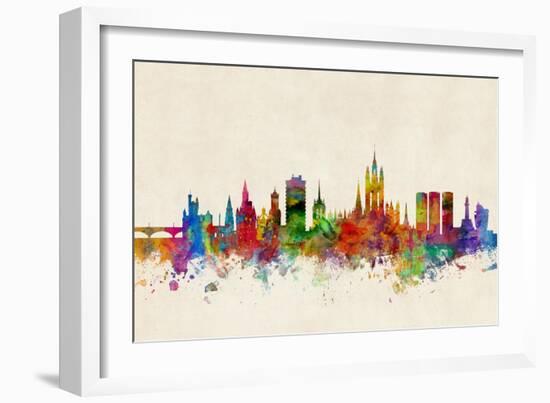 Aberdeen Scotland Skyline-Michael Tompsett-Framed Art Print