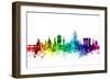 Aberdeen Scotland Skyline-Michael Tompsett-Framed Art Print