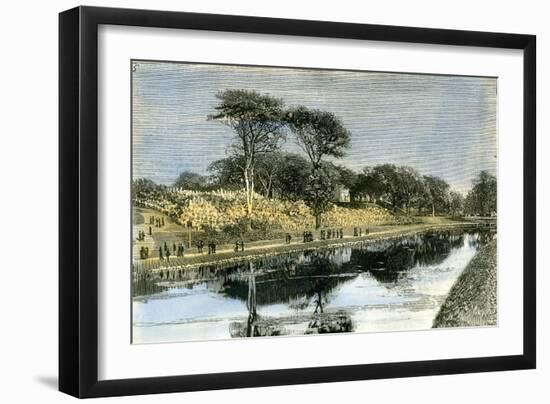Aberdeen the Duthie Park 1885, UK-null-Framed Giclee Print