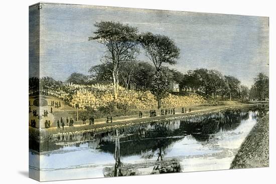 Aberdeen the Duthie Park 1885, UK-null-Stretched Canvas