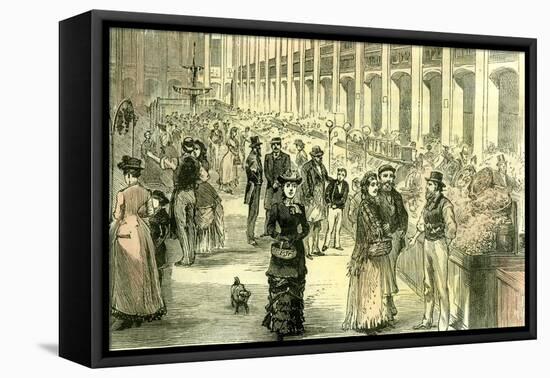 Aberdeen the New Market 1885, UK-null-Framed Stretched Canvas