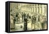 Aberdeen the New Market 1885, UK-null-Framed Stretched Canvas