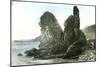 Aberdeen the Rocks at Muchalls 1885, UK-null-Mounted Giclee Print