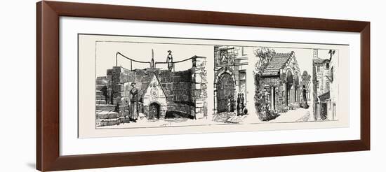 Aberdeen: the Well of Spa (Left); Old Gateway to Marischal College (Second from Left); Summer House-null-Framed Giclee Print