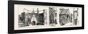 Aberdeen: the Well of Spa (Left); Old Gateway to Marischal College (Second from Left); Summer House-null-Framed Giclee Print