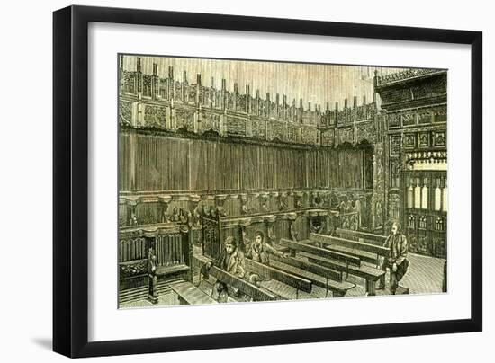 Aberdeen UK King's College Chapel 1885-null-Framed Giclee Print