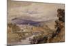 Abergavenny, 1848 (W/C on Paper)-William Callow-Mounted Giclee Print