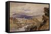 Abergavenny, 1848 (W/C on Paper)-William Callow-Framed Stretched Canvas