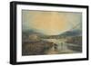 Abergavenny Bridge, Monmouthshire: Clearing Up After A Showery Day-J. M. W. Turner-Framed Giclee Print