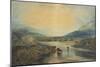 Abergavenny Bridge, Monmouthshire: Clearing Up After A Showery Day-J. M. W. Turner-Mounted Giclee Print